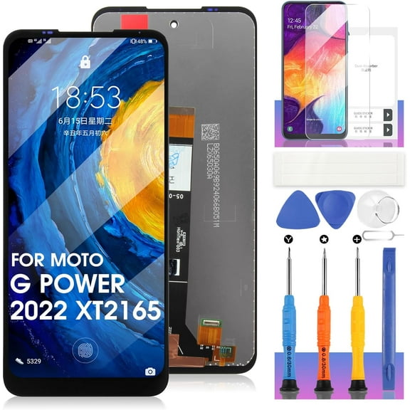 for Moto G Power 2022 Screen Replacement for Moto G Power 2022 LCD Display XT2165 LCD Screen XT2165-DL XT2165-5 Touch Screen Digitizer Assembly Repair Part(Not for Moto G Power 2021/2020)