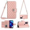 thumbnail image 1 of for Moto G Power 2022 Wallet Case RFID Blocking Card Slots Holder with Shoulder&Crossbody Strap, Magnetic Folio Kickstand Handbag Flip Phone Cover for Motorola Moto G Power 2022, Coralpink, 1 of 8