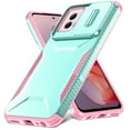 thumbnail image 1 of for Moto G Power 2023 Case Dual Layer Protective Heavy Duty Camera Lens Slide Cover Shockproof Rugged Military Protection Bumper Tough Grip Phone Case For Motorola Moto G Power 2023,Green, 1 of 7