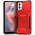thumbnail image 1 of for Moto G Power 5G (2024) Case with Built-in Camera Lens Slide Cover, Heavy-Duty Shockproof Rugged Case Heavy Duty Bumper Shockproof Phone Cover for Moto G Power 5G (2024),Red, 1 of 7