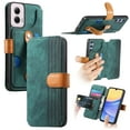 thumbnail image 1 of for Moto G Power 5G 2024 Wallet Case with Card Slots & Cash Slot【RFID Blocking】, With Wrist Kickstand,Flip Folio Book PU Leather  Shockproof Anti-fall Rugged Phone case Cover For Women Men,Green, 1 of 12