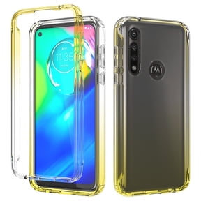Moto G Power Case, KAESAR Full-Body Rugged Ultra Transparency Hybrid Protective Case With Built-in Screen Protector for Moto G Power 2020 (Yellow)