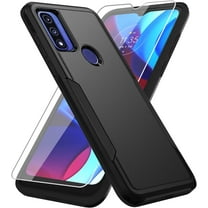 Moto G Pure Case, Moto G Power 2022 Case,with Screen Protector,[Military Grade Drop Tested] Heavy-Duty Tough Rugged Shockproof Protective Case  Motorola Moto G Pure (Black)