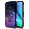 thumbnail image 1 of Moto G Stylus 2020 Case (NOT FOR 2021 VERSION), Moto G Pro Case, KAESAR Hybird Drop Protection Sleek Slim Dual Layer Shockproof Colorful Graphic Armor Case For Moto G Stylus/G Pro (Galaxy Stardust), 1 of 5