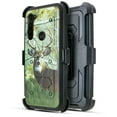 thumbnail image 1 of for Moto G Stylus 2020 XT2043 Case Phone Case Dual Layer Full-Body Rugged Clear Back Case Drop Resistant Shockproof Case with Built In Screen Protector (Deer), 1 of 4
