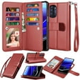 thumbnail image 1 of for Moto G Stylus 2022 5G Case, Motorola G Stylus 2022 Wallet Case, Moto G Stylus 2022 PU Leather Case, EBIZCITY Luxury Cash Credit Card Slots Holder Carrying Folio Flip Cover Kickstand & Hand Strap, 1 of 6