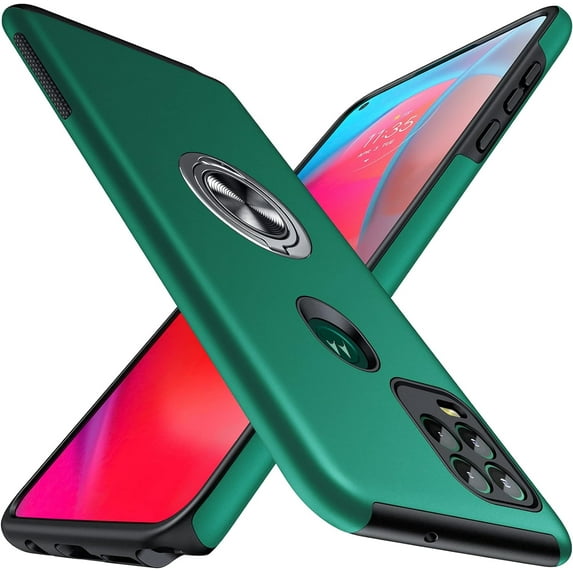 for Moto G Stylus 5G 2021 Case, Protective Case for Moto G Stylus 5G 2021 with Kickstand, Slim Soft Shock-Proof Cover for Motorola Moto G Stylus 5G Case 2021, Green