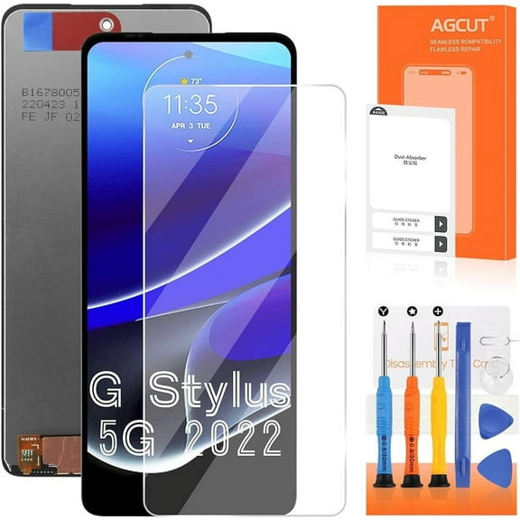 for Moto G Stylus 5G 2022 Screen Replacement G Stylus 2022 Display XT2211-1,XT2215-4 Digitizer XT2211DL LCD Touch Screen Assembly Repair Parts(not for G Stylus 5G 2021,G Stylus 2020/2021)