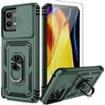 thumbnail image 1 of for Moto G Stylus 5G 2023 Case,(Not for 4G Version), Camera Lens Cover, HD Screen Protector, 10 FT Military Grade Drop Protection, Magnetic Ring Holder Kickstand Phone Case, Pine Green, 1 of 14