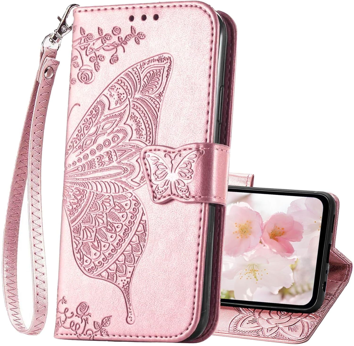 for Moto G Stylus 5G 2025 Case Wallet,Women Flip Folio Cover with Card