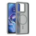 thumbnail image 1 of for Moto G Stylus 5G (2025) Case: Magnetic Translucent Matte Shockproof Slim Compatible with MagSafe - Military Grade Drop Proof Hard Back Anti-Fingerprint Protective Cell Phone Cover,Gray, 1 of 5