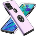 thumbnail image 1 of Moto G Stylus 5G Case, Motorola G Gtylus 5G Case with HD Screen Protector,  [Military Grade] Shockproof Protection Case with Magnetic Ring Holder Kickstand Case for Moto G Stylus 5G 2021, Purple, 1 of 16