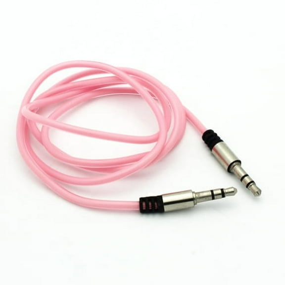 Moto G7 Power - 3.5mm Aux Cable, Adapter Car Stereo Aux-in Audio Cord Speaker Jack Wire Pink for Motorola Moto G7 Power Phone
