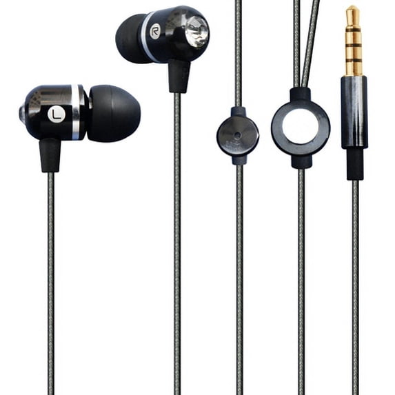 Moto G7 Power - Hi-Fi Sound Wired Earphones, Headphones Handsfree Mic Headset Metal Earbuds In-ear Earpieces for Motorola Moto G7 Power Phone