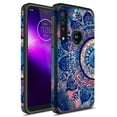 thumbnail image 1 of Moto G8 Play Case, KAESAR Slim Hybrid Dual Layer Shockproof Hard Cover Graphic Fashion Cute Colorful Silicone Skin Cover Armor Case for Moto G8 Play (Mandala), 1 of 5