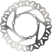 Moto-Master Nitro Series Front Brake Rotor Disc, Off-Road, 240mm, 6-Hole, One Piece Fixed, CNC Machined 110355-PU