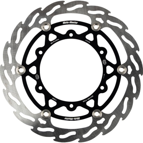 Moto-Master 112087-PU Floating Brake Disc - Black Flame