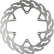 Moto-Master Flame Rear Brake Rotor Disc, 240mm 6-Hole One-Piece Fixed, Off-Road & Street 110600-PU