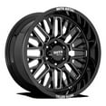 thumbnail image 1 of Moto Metal Aluminum Rim MO802 20X9in Gloss Black Milled Finish, MO80229063318, 1 of 3