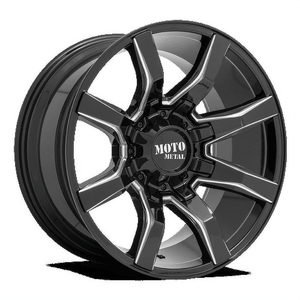 Moto Metal Aluminum Rim MO804 SPIDER 22X12in Gloss Black