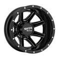 thumbnail image 1 of Moto Metal Aluminum Rim MO995 17X6.5in Satin Black Milled - Rear Finish, MO995765827140N, 1 of 2