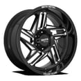 thumbnail image 1 of Moto Metal Aluminum Rim MO996 RIPSAW 20X12in Gloss Black Milled Finish, MO99621250344N, 1 of 3