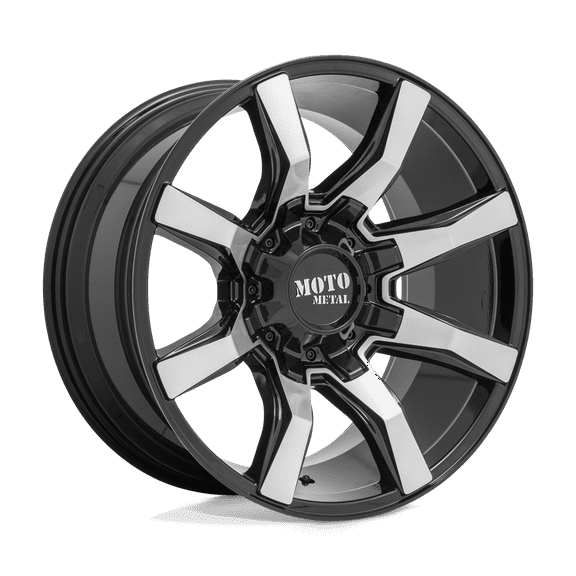 Moto Metal Cast Aluminum Rim MO804 20X10 5X5.0/5.5 G-BLK MACH 12MM, MO80421035512