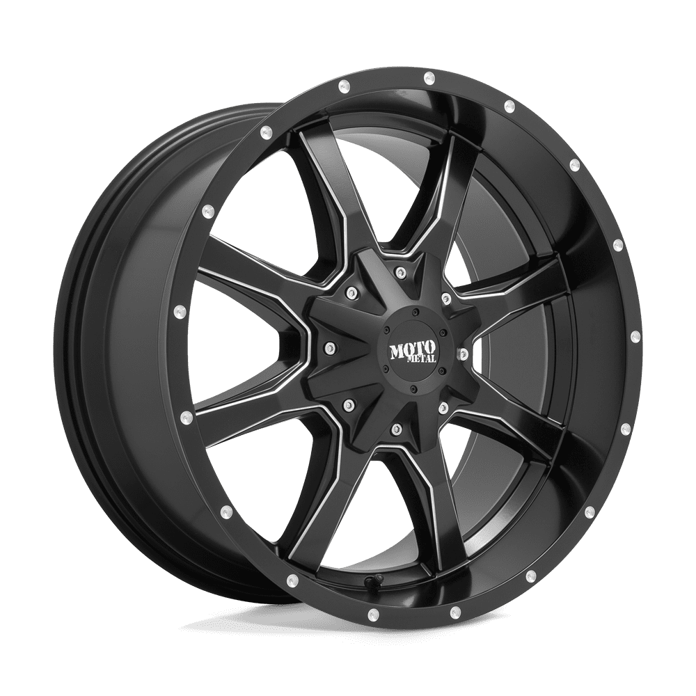 Moto Metal Cast Aluminum Rim MO970 16X8 6X120/5.5 SG-BLK-MILL 00MM ...