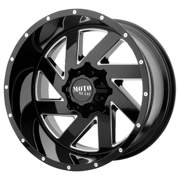 Moto Metal Cast Aluminum Rim MO988 20X10 5X5.0/5.5 G-BLK MILL -18MM, MO98821035318N