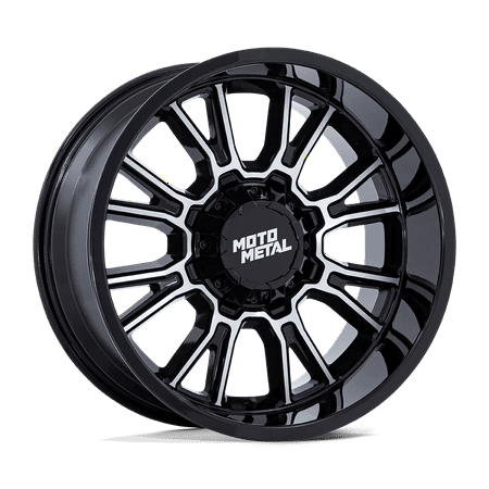 Moto Metal Cast Aluminum Wheel MO810 17x9 5x5.0/5.5 G-BLK-MCH 01mm, MO810BD17903501