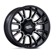 Moto Metal Cast Aluminum Wheel MO810 18x9 8x180 G-BLK-MCH 20mm, MO810BD18908820