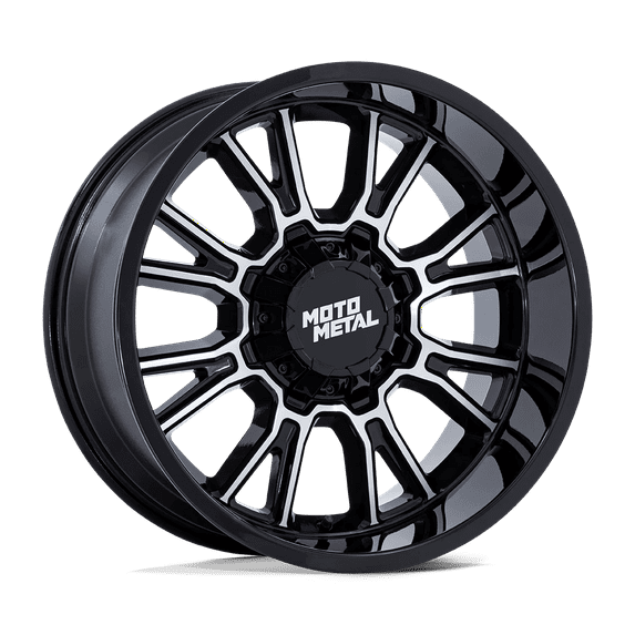 Moto Metal Cast Aluminum Wheel MO810 20x9 8x170 G-BLK-MCH 01mm, MO810BD20908701