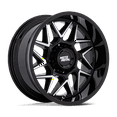 thumbnail image 1 of Moto Metal Cast Aluminum Wheel MO812 20x10 5x5.0 G-BLK-MCH -18mm, MO812BD20105018N, 1 of 3