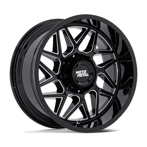 Moto Metal Cast Aluminum Wheel MO812 20x10 6x5.5 G-BLK MILL -18mm, MO812BE20106818N