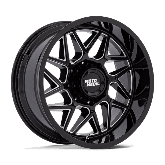 Moto Metal Cast Aluminum Wheel MO812 20x9 6x5.5 G-BLK MILL 1mm, MO812BE20906801
