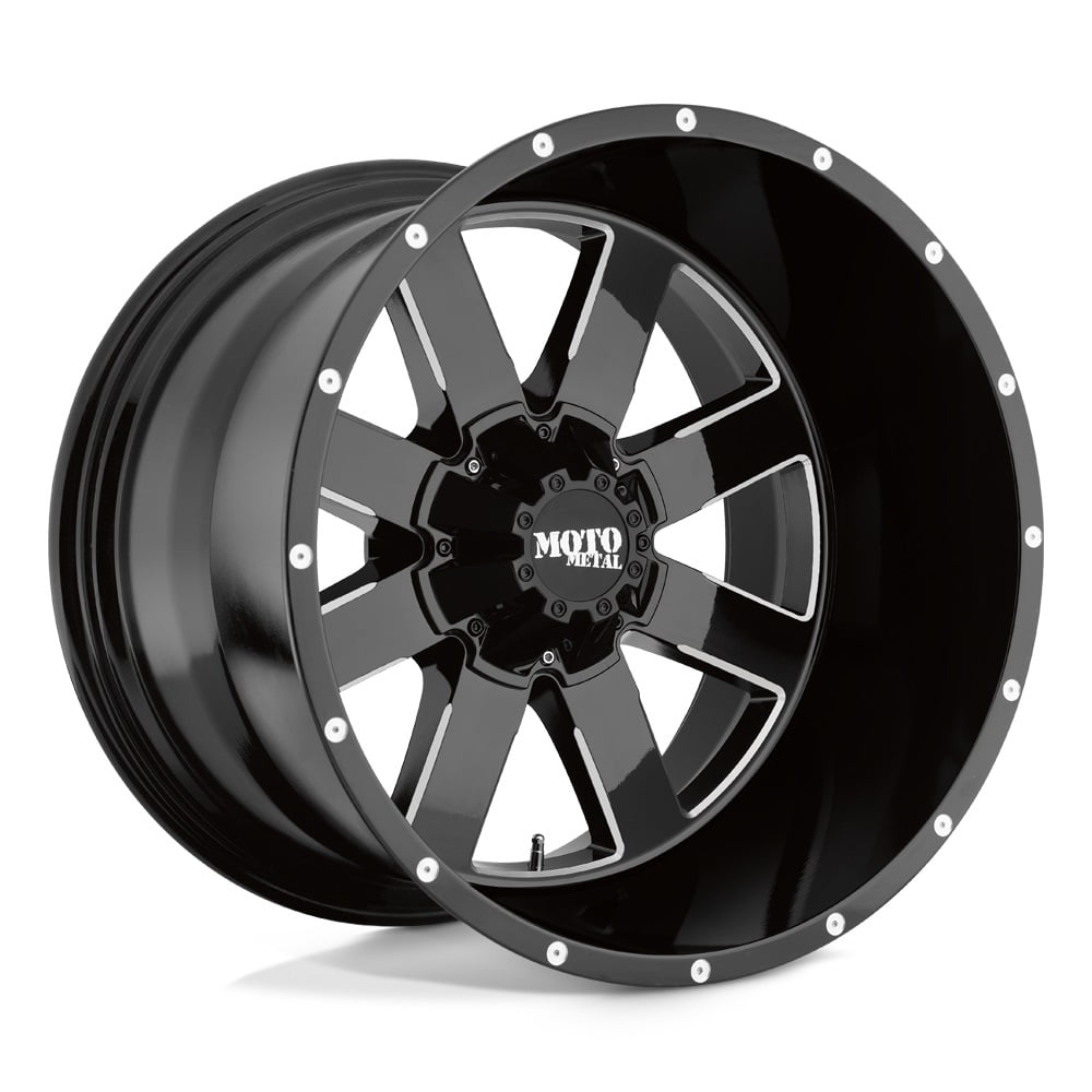 Moto Metal MO962 Wheel Gloss Black Milled 22x14 5x5.0/5.5 22