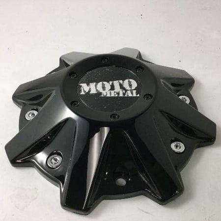 Moto Metal MO479L214GBO Wheel Center Caps Gloss Black MO970 497L214 (4 pack)