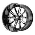 thumbnail image 1 of Moto Metal Mo983 Dagger 20X12 5X127 -44Et 71.5Cb Gloss Black Milled Wheel, 1 of 2