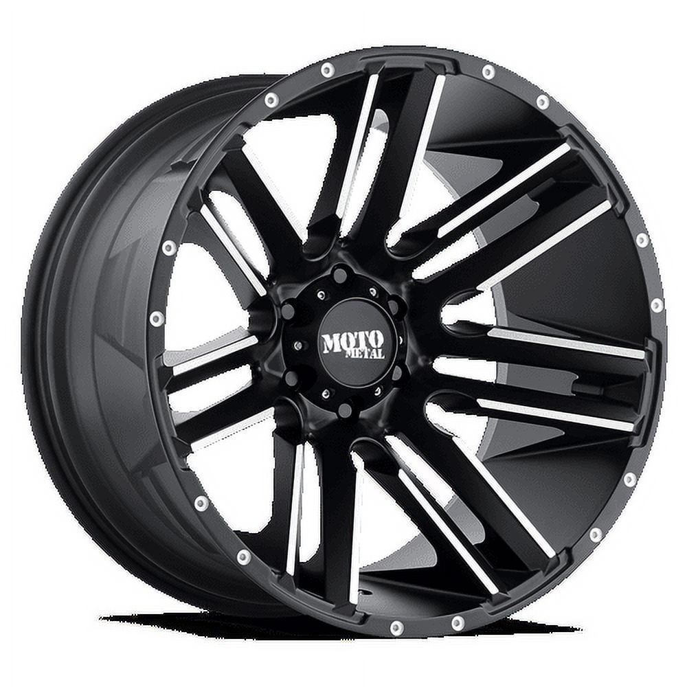 Moto Metal Razor 18X9 6X114.30 Satin Black Machined (18 Mm) Wheel