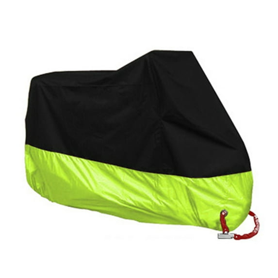 Moto Motorcycle covers Sunlight for Waterproof Outdoor Moto Case Motocycle Cover Moped Cover Scooter Hoes Honda Forza Moto (Hei-YingGuangLv,2XL for 2101-2200mm)