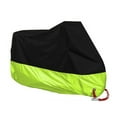 thumbnail image 1 of Moto Motorcycle covers Sunlight for Waterproof Outdoor Moto Case Motocycle Cover Moped Cover Scooter Hoes Honda Forza Moto (Hei-YingGuangLv,3XL for 2201-2300mm), 1 of 7