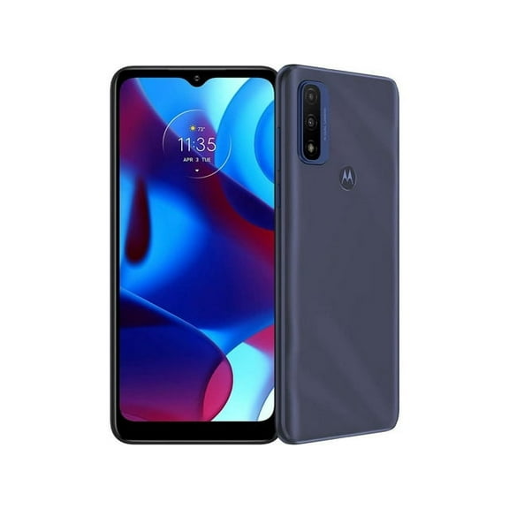 Pre-Owned Moto Motorola G Pure 32GB ROM Cell Phone (Unlocked), Deep Indigo