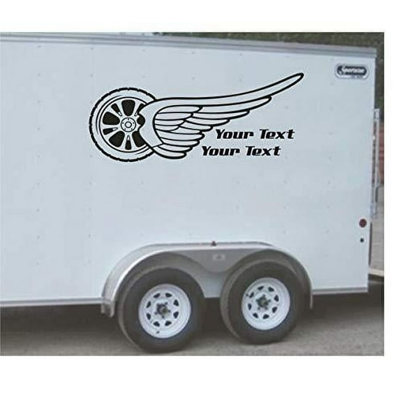 Moto Wing Motorcycle Snowmobile Auto Truck Dune Buggy Side by Side ATV Trailer Toy Hauler Decals Stickers 04
