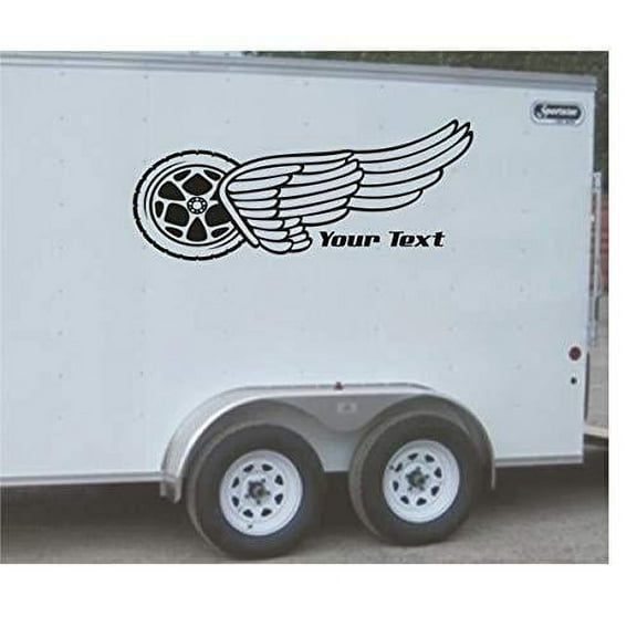 Moto Wing Motorcycle Snowmobile Auto Truck Dune Buggy Side by Side ATV Trailer Toy Hauler Decals Stickers 05