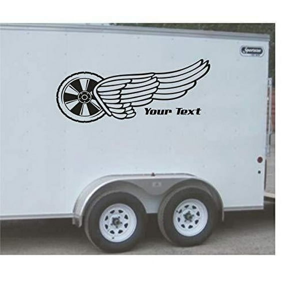 Moto Wing Motorcycle Snowmobile Auto Truck Dune Buggy Side by Side ATV Trailer Toy Hauler Decals Stickers 07