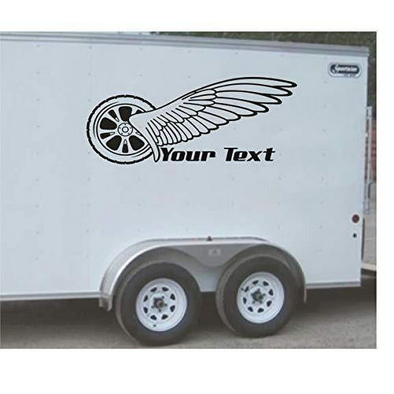 Moto Wing Motorcycle Snowmobile Auto Truck Dune Buggy Side by Side ATV Trailer Toy Hauler Decals Stickers 14