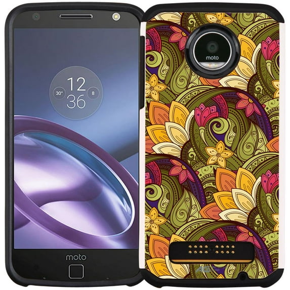 Moto Z Play Droid Case - Armatus Gear (TM) Slim Hybrid Armor Case Protective Cover for Motorola Moto Z Play Droid (XT1635) Verizon Wireless