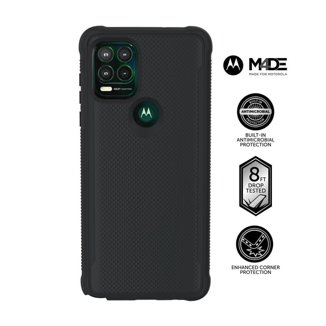 Moto g STYLUS 5G Body Glove Textured Gel Phone Case with Builtin