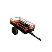 MotoAlliance IMPACT IMPLEMENTS ATV/UTV Utility Cart Cargo Trailer - 1500lb Capacity Tilt Bed & Foot-Release Dump Cart for Garden Lawn Tractor