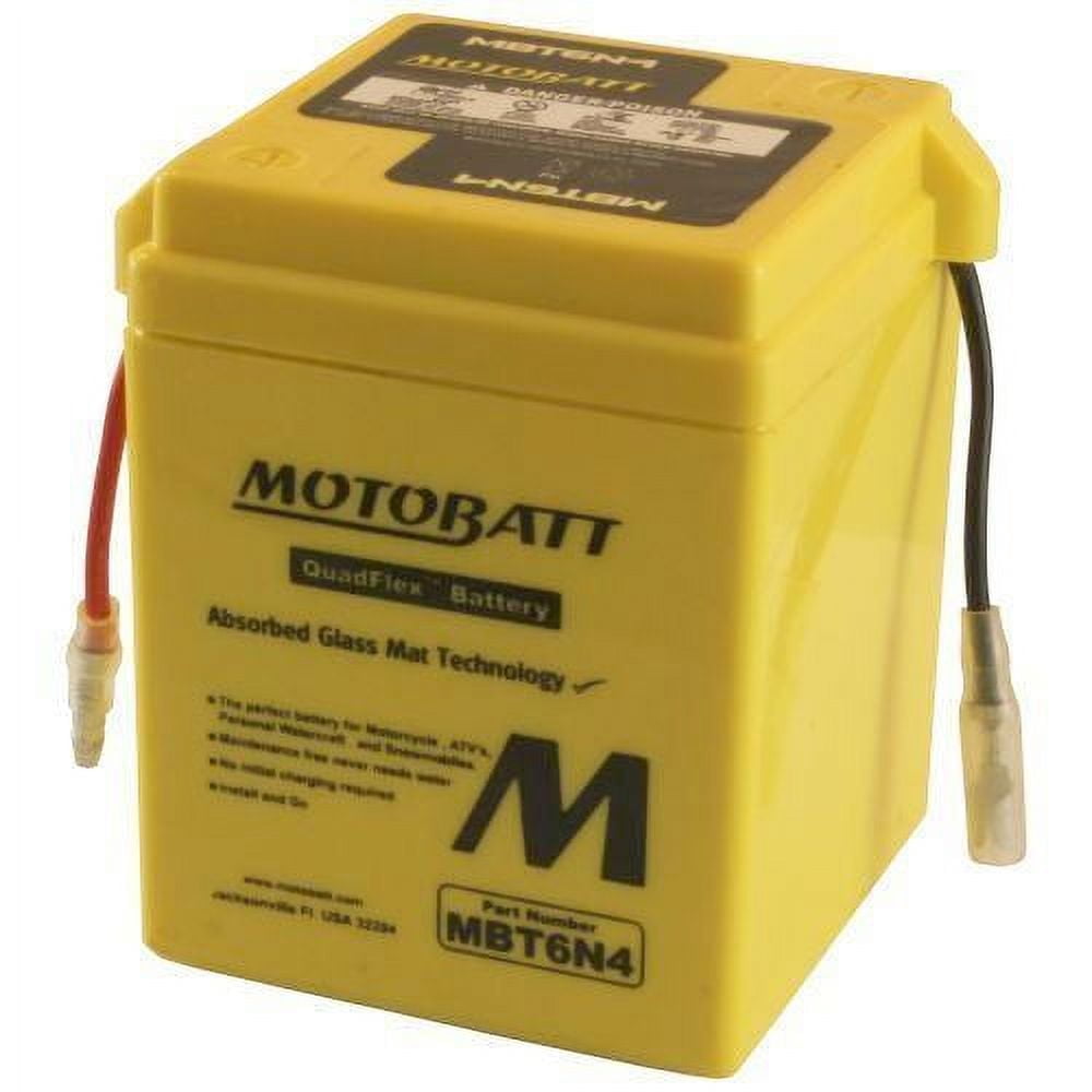 MotoBatt 6N42A4 Battery Compatible with Honda XL100S XL125 XL185S XL250S XL500S Motorcycle